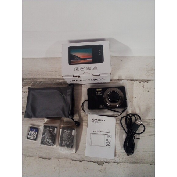 Pocket  Camera Digital Camera 48 Megapixel 4KHD New W Box/Memory card/Bag - Picture 2 of 15